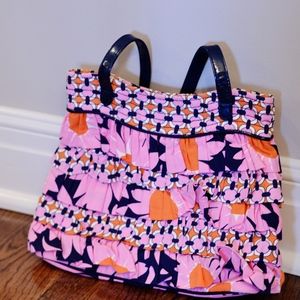 Vera Bradley Ruffle Purse LIKE NEW